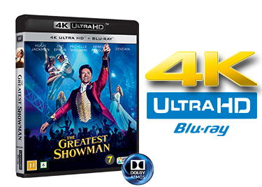 The Greatest Showman UHD 4K blu-ray anmeldelse