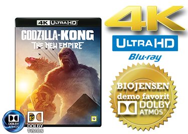 Godzilla x Kong: The New Empire UHD 4K blu ray anmeldelse