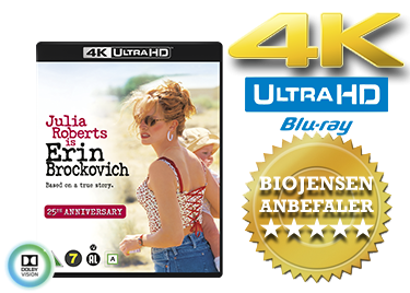 Erin Brockovich UHD 4K blu-ray anmeldelse