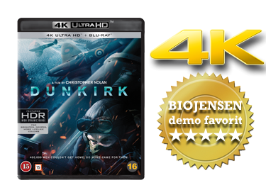 Dunkrik UHD 4K blu-ray anmeldelse