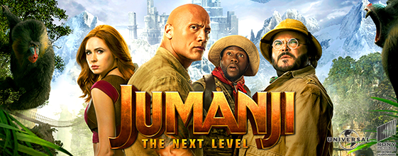 Jumanji: The Next Level blu-ray anmeldelse