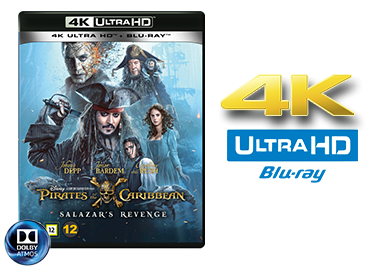 Pirates of the Caribbean - Salazar’s Revenge UHD 4K blu-ray anmeldelse