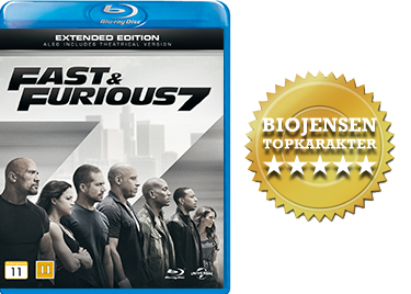 Fast & Furious 7 blu-ray anmeldelse