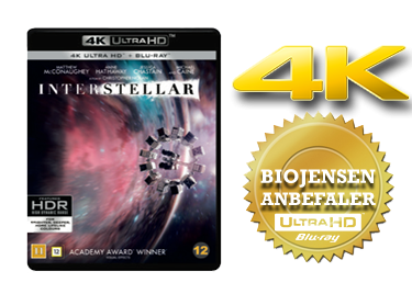 Interstellar UHD 4K blu-ray anmeldelse