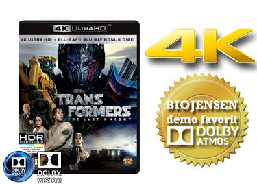 Transformers: The Last Knight UHD blu-ray anmeldelse