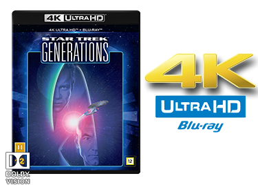 Star Trek: Generations UHD 4K blu-ray anmeldelse