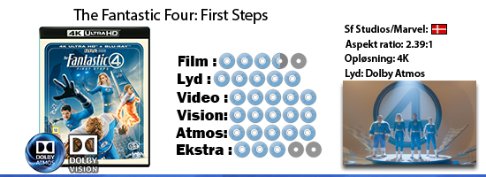 The Fantastic Four: First Steps UHD 4K blu ray
