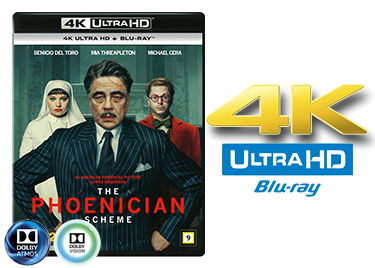 The Phoenician Scheme UHD 4K blu-ray anmeldelse