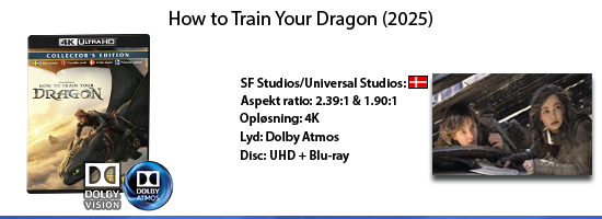 How to Train Your Dragon (2025) UHD 4K blu ray