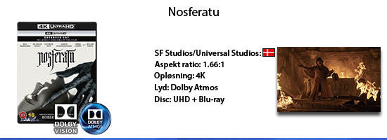 Nosferatu UHD 4K blu ray