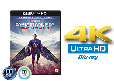 Captain America: Brave New World UHD 4K blu ray anmeldelse