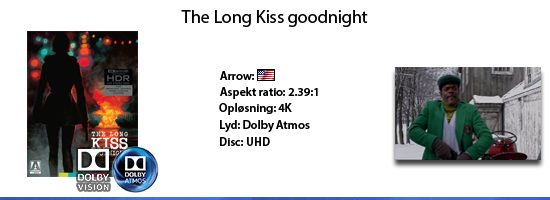 The Long Kiss goodnight UHD 4K blu ray