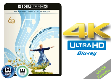 The Sound of Music UHD 4K blu-ray Quick review