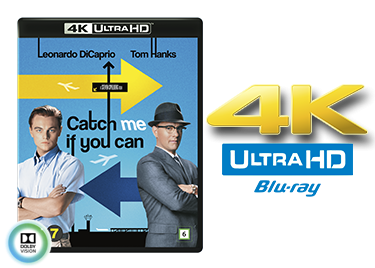 Catch Me If You Can UHD 4K blu ray anmeldelse