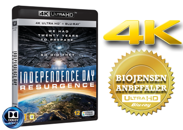 Independence Day: Resurgence UHD 4K blu-ray anmeldelse