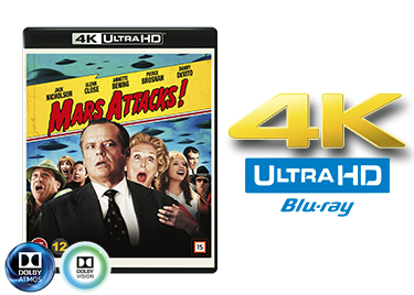 Mars Attacks! UHD 4K blu ray anmeldelse