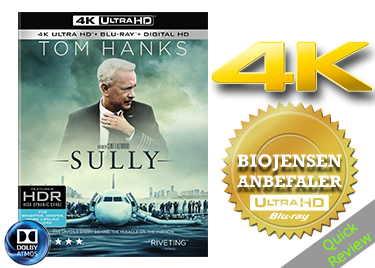 Sully UHD 4K blu-ray Quick review