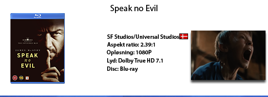 Speak no Evil blu ray