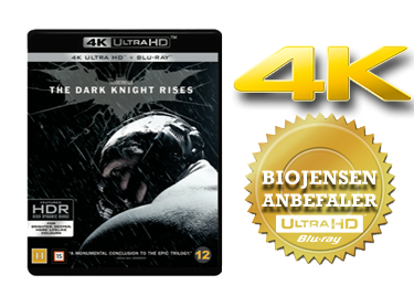 The Dark Knight Rises UHD 4K blu-ray anmeldelse