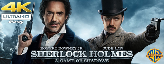 Sherlock Holmes: A Game of Shadows UHD 4K blu-ray anmeldelse