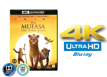 Mufasa The Lion King UHD 4K blu-ray anmeldelse