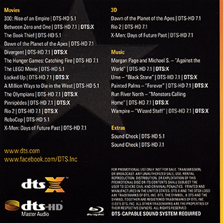 DTS Blu-Ray Demo Disc Vol.19