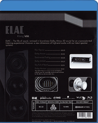 Elac Dolby Atmos demo disc