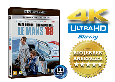 Le mans `66 UHD 4K blu-ray anmeldelse