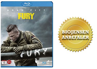 Fury blu-ray anmeldelse