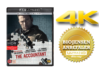 The Accountant UHD 4K blu-ray anmeldelse