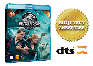 Jurassic World Fallen Kingdom blu-ray anmeldelse