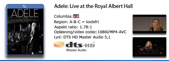 Adele: Live at the Royal Albert Hall